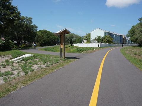 Legacy Trail, Venice to Sarasota, FL biking