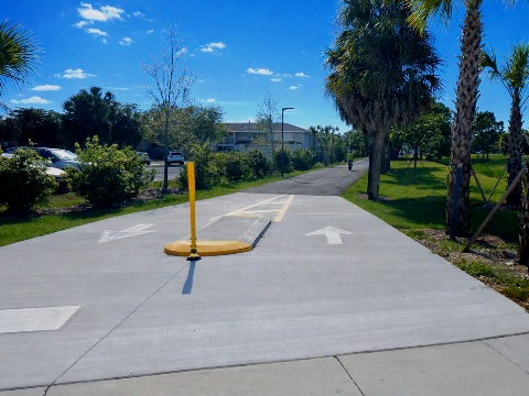 Legacy Trail, Venice to Sarasota, FL biking