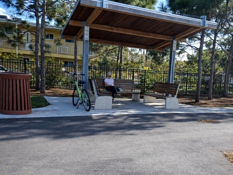 Legacy Trail, Venice to Sarasota, FL biking