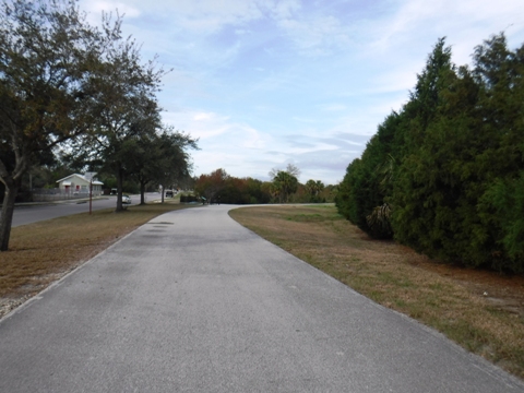 Florida Bike Trails, Pinellas Trail, Tarpon Springs, Keystone Rd.