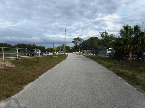 Florida Bike Trails, Pinellas Trail, Tarpon Springs, Keystone Rd.