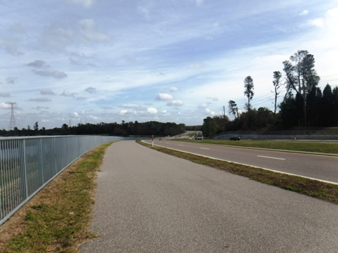 Florida Bike Trails, Pinellas Trail, Tarpon Springs, Keystone Rd.