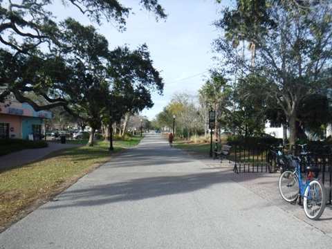 Florida Bike Trails, Pinellas Trail, dunedin
