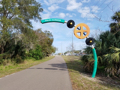 Florida Bike Trails, Pinellas Trail, Palm Harbor