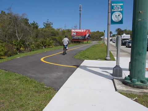 Spring-to-Spring Trail, Volusia County, Dirksen to Donald Smith, bike Central Florida