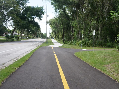 Spring-to-Spring Trail, bike Volusia County, Glenwood to DeLeon Springs