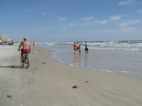 New Smyrna Beach, Florida Beach Biking