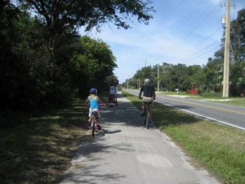 New Smyrna Beach, Florida Beach Biking