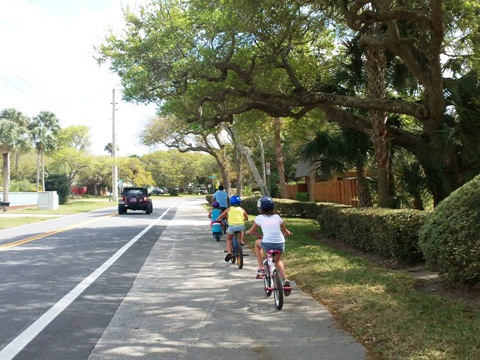 New Smyrna Beach, Florida Beach Biking