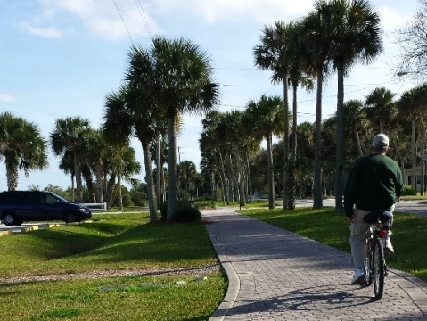 New Smyrna Beach, Florida Beach Biking