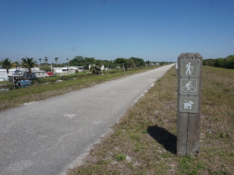 Lake Okeechobee Scenic Trail, Northeast section