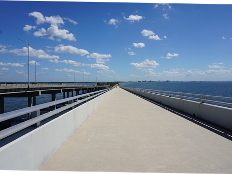 Florida Bike Trails, Courtney Campbell Causeway Trail