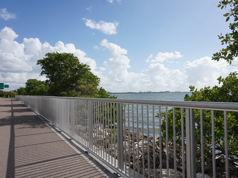 Florida Bike Trails, Courtney Campbell Causeway Trail