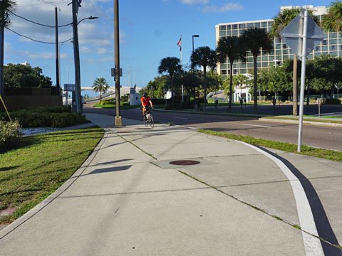 Florida Bike Trails, Memorial Causeway Trail, Clearwater