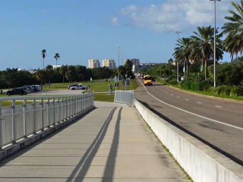 Florida Bike Trails, Memorial Causeway Trail, Clearwater