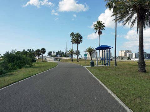 Florida Bike Trails, Memorial Causeway Trail, Clearwater