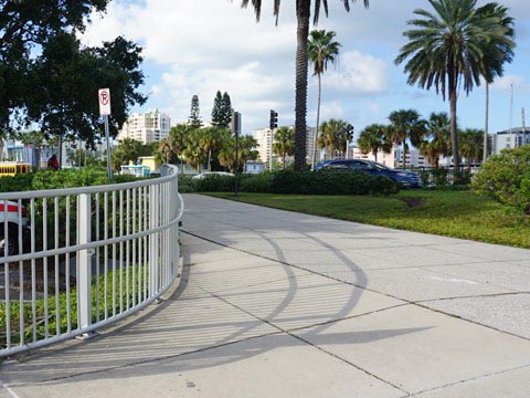 Florida Bike Trails, Memorial Causeway Trail, Clearwater