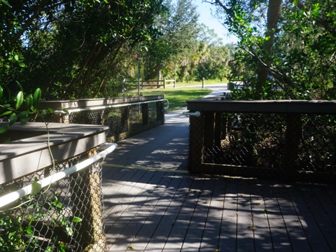 North Port Connector, Florida Bike Trail. E-Z Map, Photos.