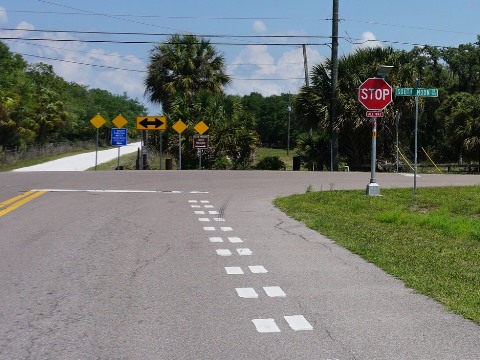 North Port Connector, Venice Legacy Trail to North Port FL biking