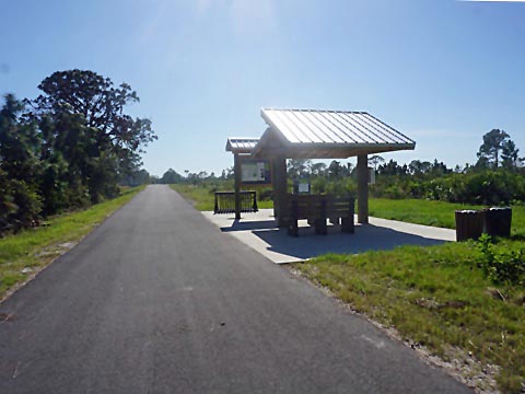 North Port Connector, Venice Legacy Trail to North Port FL biking