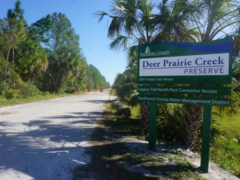 North Port Connector, Venice Legacy Trail to North Port FL biking