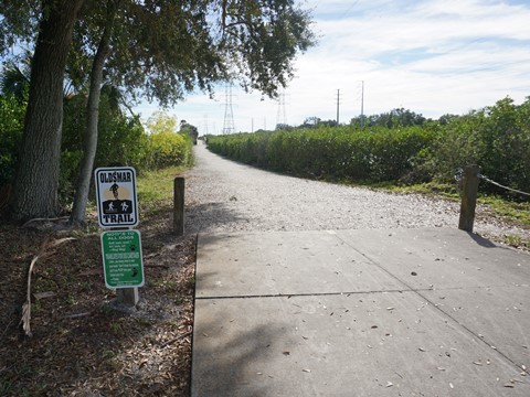 Florida Bike Trails, Oldsmar Trail, Mobbly Beach