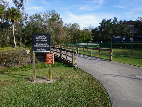 Florida Bike Trails, Oldsmar Trail, Cypress Forest Park