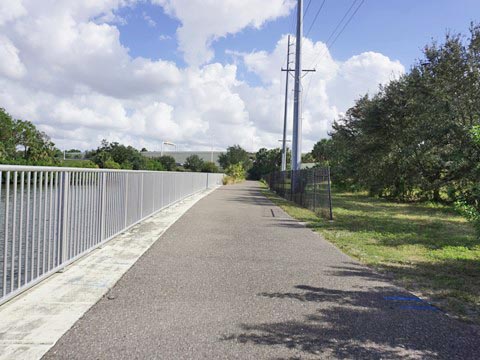 Florida Bike Trails, Skyway Park Trail, Veterans Memorial Trail, Tampa