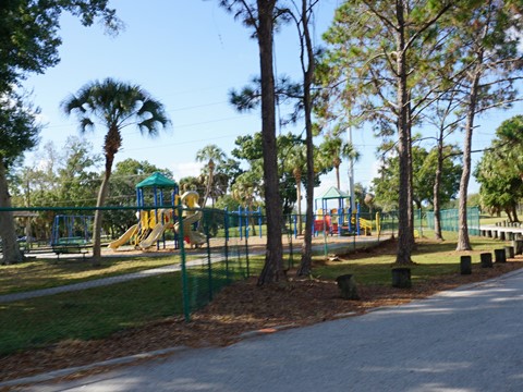 Florida Bike Trails, Skyway Park Trail, Veterans Memorial Trail, Tampa