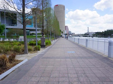 Florida Bike Trails, Tampa Riverwalk