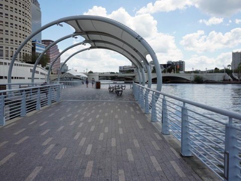 Florida Bike Trails, Tampa Riverwalk