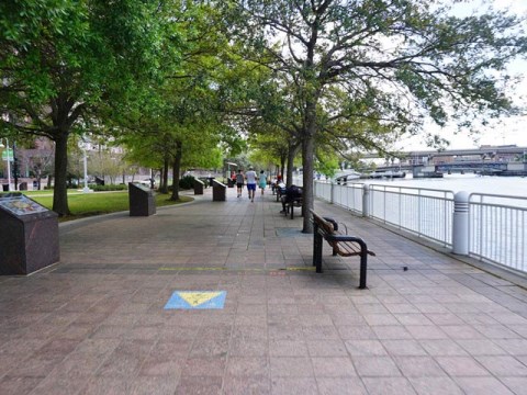 Florida Bike Trails, Tampa Riverwalk