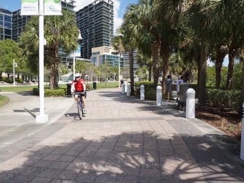 Florida Bike Trails, Tampa Riverwalk