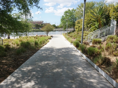 Florida Bike Trails, Tampa Riverwalk