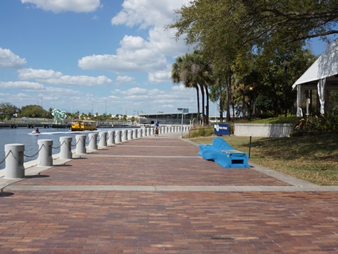 Florida Bike Trails, Tampa Riverwalk