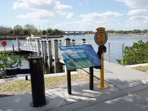 Florida Bike Trails, Tampa Riverwalk