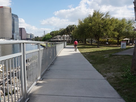 Florida Bike Trails, Tampa Riverwalk, University of Tampa