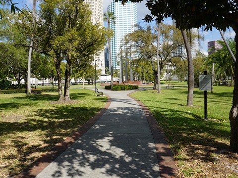 Florida Bike Trails, Tampa Riverwalk, University of Tampa