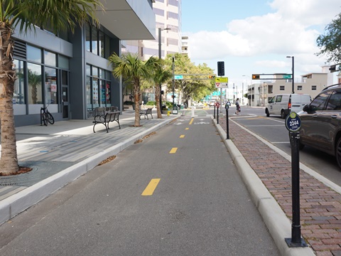 Florida Bike Trails, Tampa, street