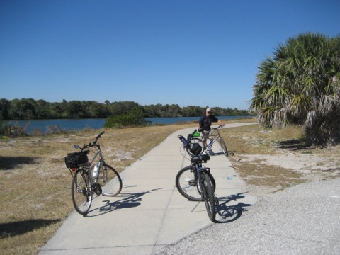 Venetian Water Way Trail, Venice FL biking