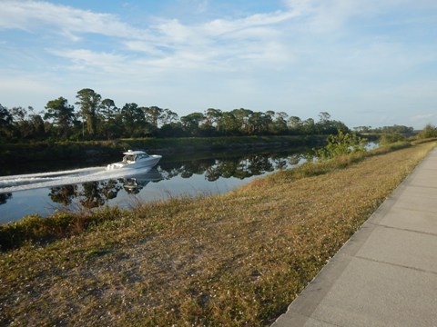 Venetian Water Way Trail, Venice FL biking