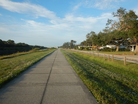 Venetian Water Way Trail, Venice FL biking