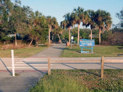 Venetian Water Way Trail, Venice FL biking