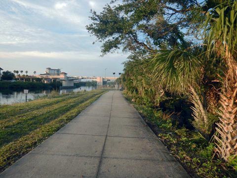 Venetian Water Way Trail, Venice FL biking