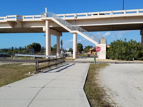 Venetian Water Way Trail, Venice FL biking