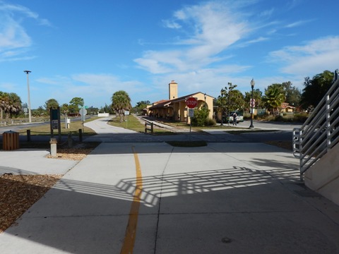 Venetian Water Way Trail, Venice FL biking