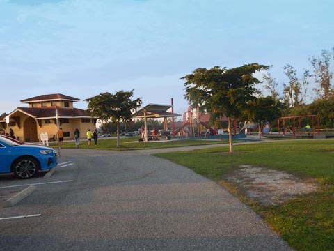 Venetian Water Way Trail, Venice FL biking