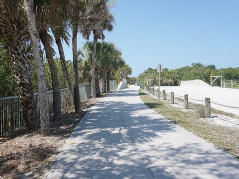 Venice Legacy Trail, Venice FL biking, Caspersen Beach