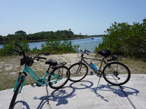 Venetian Water Way Trail, Venice FL biking