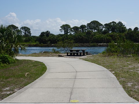 Venetian Water Way Trail, Venice FL biking